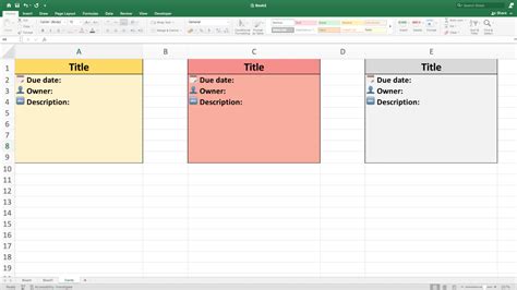 How To Create A Kanban Board In Excel Taskade