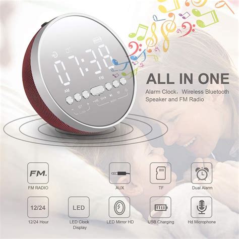 Alarm Clock,Home LED Digital Alarm Clock Radio wit... – Grandado