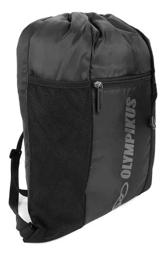 Bolsa Olympikus Gym Sack Preto E Prata Academia Parcelamento Sem Juros