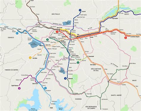 Mapa Do Metro Atualizado De Sp