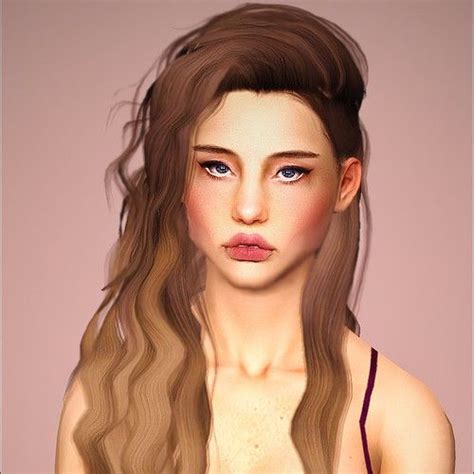 Starfall Sketchbook Pixels Textured Hair Sims Cc Beautiful