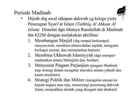 Metode Dakwah Rasul Nabi Muhammad Saw Ppt