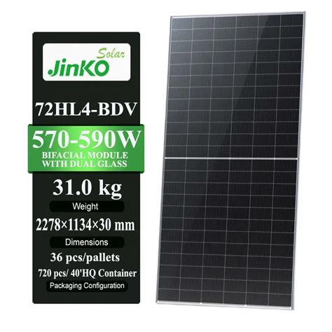 Jinko Tiger Neo N Type Pv Modules Jkm Hl Bdv W Bifacial