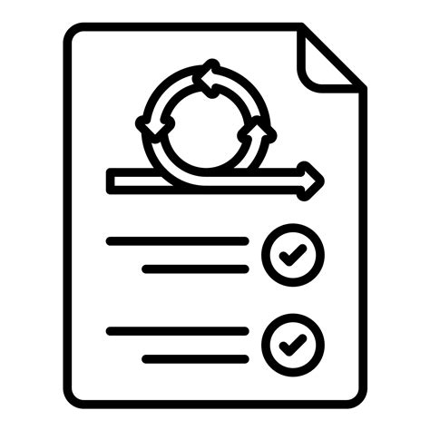 Requirement Line Icon Vector Art At Vecteezy