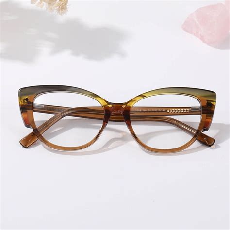 Sharpness Cat Eye Braune Brille - Aoolia.de