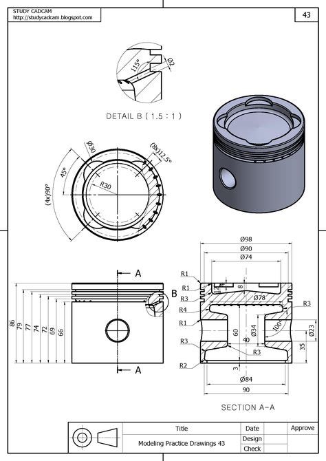 Idee Su Esercizi Solidworks Disegni D Disegno Tecnico Tecniche