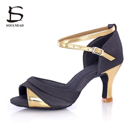 Genuine Original Tango Ballroom Latina Salsa Sapatos Para Senhoras Sapatos De Salto Alto