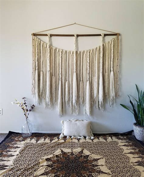 Extra Large Macram Wall Hanging Large Woven Wall Hanging Yarn Wall