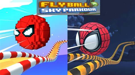 ⭐️ Fly Ball Sky Parkour Going Balls Satisfying Mobile Games Gameplay