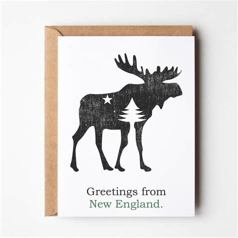 New England Card Etsy