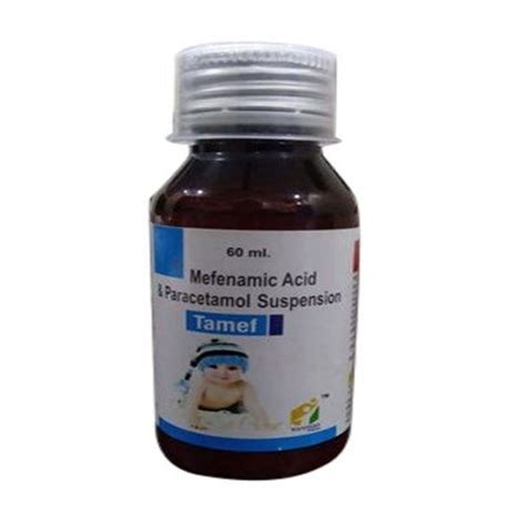 Nyla Pharmaceuticals Mefenamic Acid And Paracetamol Suspension Syrup At