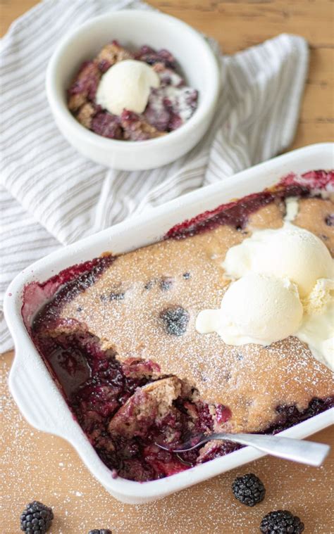 Simple Old Fashioned Blackberry Cobbler Grandmas Recipe The