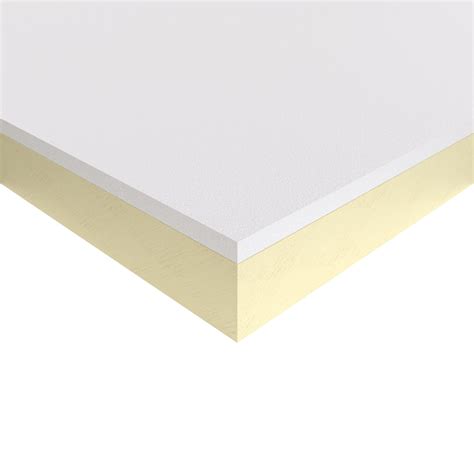 Tekwarm Gypsum Fibreboard Laminate 2400 X 1200mm Insulation Uk