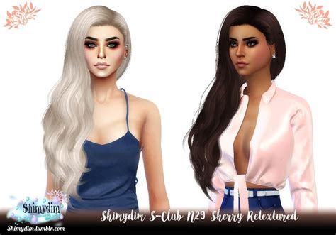 S Club N Sherry Hair Retexture The Sims Book