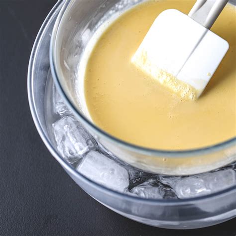 Classic Vanilla Ice Cream With Egg Yolks Custard