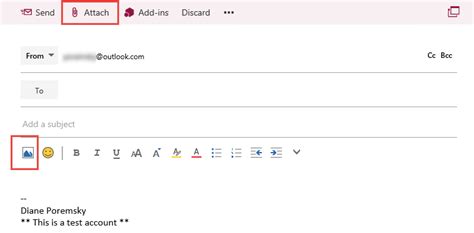 how to add attachments to outlook email