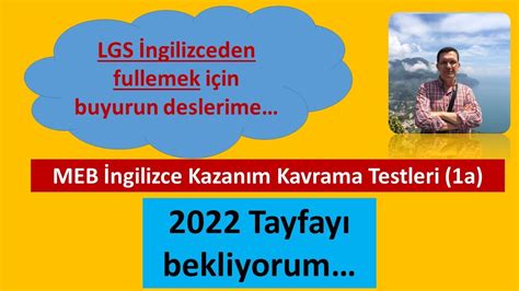 Lgs İngilizce Soru Çözme Teknikleri Meb 2021 Meb İngilizce Kazanım