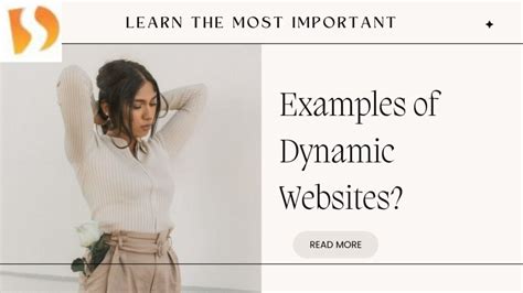 Learn the Most Important Examples of Dynamic Websites? - Dhanvi Services