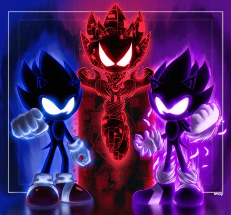 Dark Sonic forms by Omninity on DeviantArt