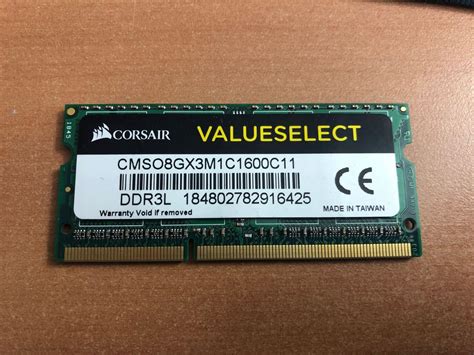 RAM Corsair 8GB DDR3L 1600 SODIMM 204 Kaufen Auf Ricardo