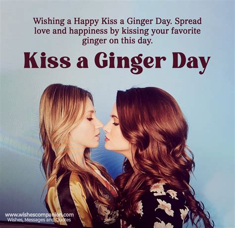 National Kiss A Ginger Day Wishes Messages And Images