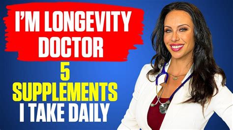 Top 5 SUPPLEMENTS To Slow Aging Burn Fat Life Extension Dr