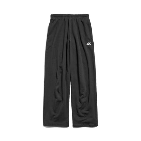 Activewear Baggy Sweatpants In Black Balenciaga® Us