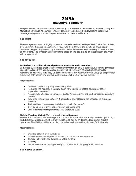 Executive Summary Marketing Plan - 9+ Examples, Format, Pdf