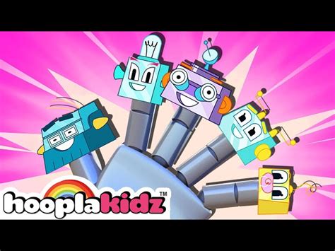 Robot Finger Family Song - Children's Favorite Sing Along Rhymes - Videos For Kids