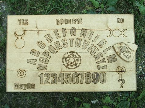 Talking Board Of Wicca And The Witches Ouija Style By Dragonoak