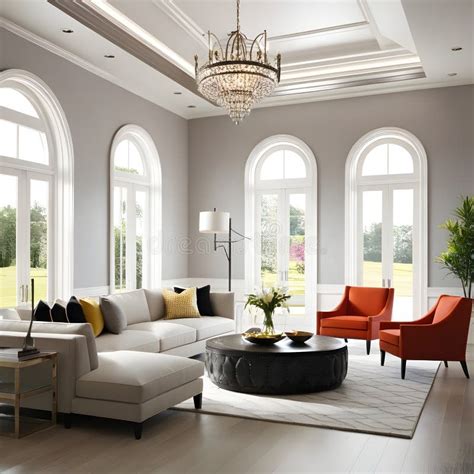 Luxurious Living Where Comfort Meets Elegance Stock Photo Image Of