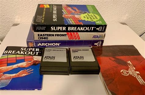 Atari Xe Xl Games Archon New Sealed Eastern Front Super