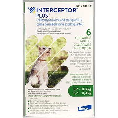 Interceptor Plus (Green 3.2-11.3kg) | The Pet Pharmacist