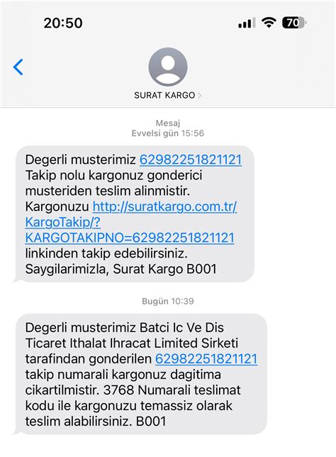 S Rat Kargo Yanl Bilgi Ve Teslimat Sorunu Ikayetvar