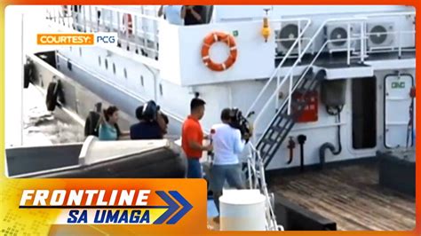 Resupply Vessel Ng Afp Binangga Ng Barko Ng China Coast Guard Sa West