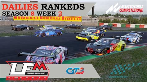 Lowfuelmotorsport Season 8 Coach Dave GT3 Sprint Series WEEK