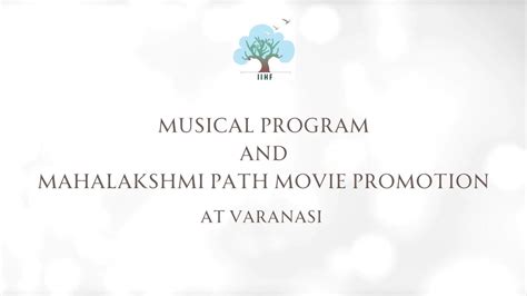 Mahalakshmi Path Musical Release Promotion Varanasi Evolve With