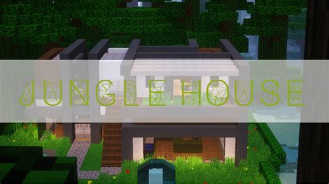 Jungle Modern House Minecraft Map