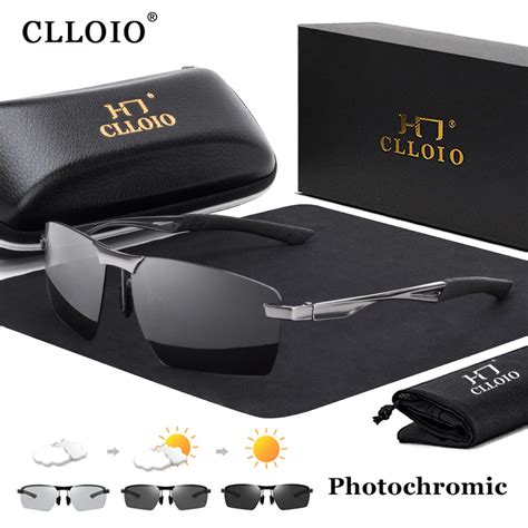 Cloio Gafas De Sol Fotocrom Ticas Para Hombre Lentes De Sol Polarizadas