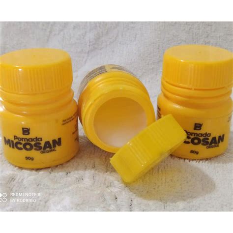 Kit Unidadades Micosan Pomada Original Clareadora De Manchas Escuras