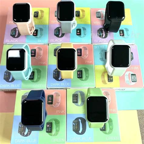 Relógio Inteligente SmartWatch y68 D20 Macaron D20 Macaron Monitor de