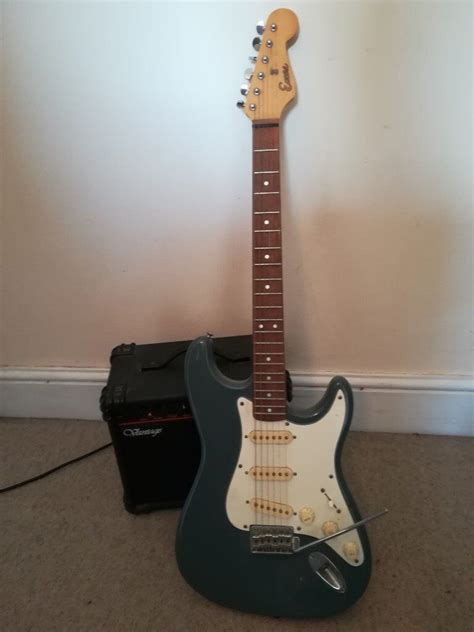 Encore Electric Guitar Fender Copy And Vantage Amplifier In Cotham