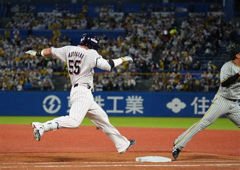 ＜ヤ・神＞2回、村上は二ゴロに倒れる（撮影・沢田 明徳） ― スポニチ Sponichi Annex 野球