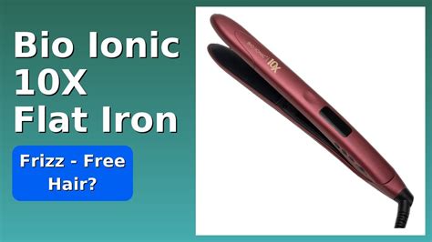 review  bio ionic  flat iron features youtube