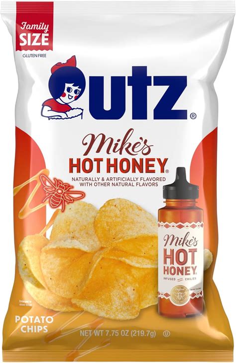 Amazon Utz Mike S Hot Honey Potato Chips Oz