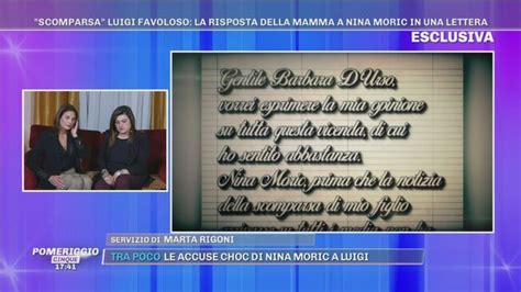 La Scomparsa Di Luigi Favoloso La Lettera Della Madre Pomeriggio