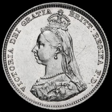 Queen Victoria Jubilee Head Silver Shilling G Ef Silver Coins For