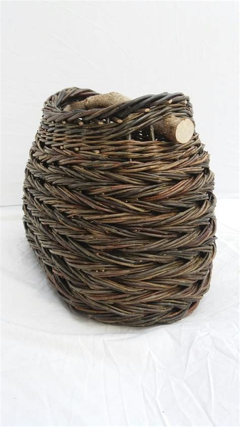 Oval Herringbone Weave Basket By Sue Kirk