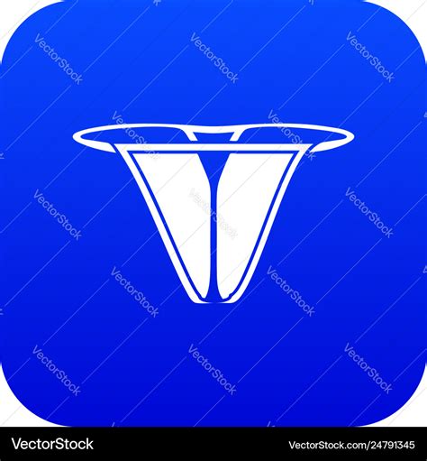 Modern Bikini Icon Blue Royalty Free Vector Image