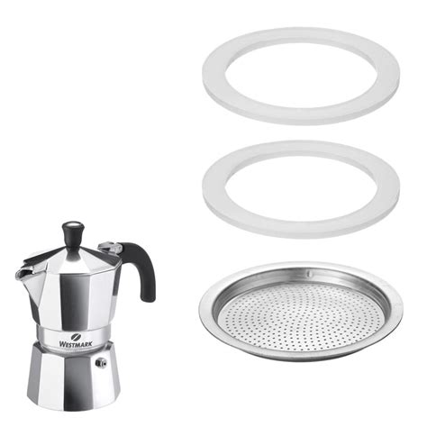 2 Joints d étanchéité en silicone filtre pour moka espresso 3 tasses